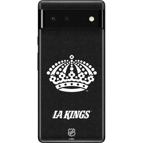 NHL Los Angeles Kings Black Background Google Pixel 6 Skin
